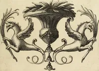 An illustration from Numismata imperatorum romanorum praestantiora a Julio Caesare ad Postumum usque per Joannem Vaillant (1743)