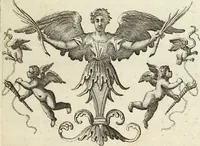 An illustration from Numismata imperatorum romanorum praestantiora a Julio Caesare ad Postumum usque per Joannem Vaillant (1743)