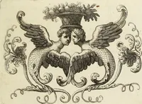 An illustration from Numismata imperatorum romanorum praestantiora a Julio Caesare ad Postumum usque per Joannem Vaillant (1743)