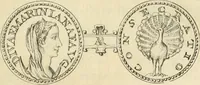 An illustration from Numismata imperatorum romanorum praestantiora a Julio Caesare ad Postumum usque per Joannem Vaillant (1743)