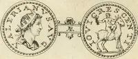 An illustration from Numismata imperatorum romanorum praestantiora a Julio Caesare ad Postumum usque per Joannem Vaillant (1743)