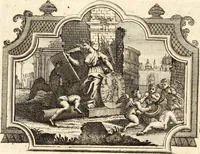 An illustration from Numismata imperatorum romanorum praestantiora a Julio Caesare ad Postumum usque per Joannem Vaillant (1743)