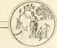 An illustration from Numismata imperatorum romanorum praestantiora a Julio Caesare ad Postumum usque per Joannem Vaillant (1743)