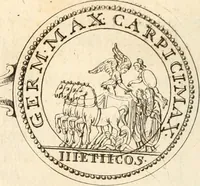 Picture 117 of 198 from Numismata imperatorum romanorum praestantiora a Julio Caesare ad Postumum usque per Joannem Vaillant (1743), leaf 197