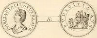 Picture 118 of 198 from Numismata imperatorum romanorum praestantiora a Julio Caesare ad Postumum usque per Joannem Vaillant (1743), leaf 201