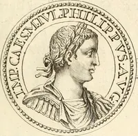 An illustration from Numismata imperatorum romanorum praestantiora a Julio Caesare ad Postumum usque per Joannem Vaillant (1743)