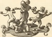An illustration from Numismata imperatorum romanorum praestantiora a Julio Caesare ad Postumum usque per Joannem Vaillant (1743)