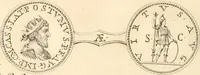 Picture 136 of 198 from Numismata imperatorum romanorum praestantiora a Julio Caesare ad Postumum usque per Joannem Vaillant (1743), leaf 221
