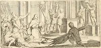 An illustration from Numismata imperatorum romanorum praestantiora a Julio Caesare ad Postumum usque per Joannem Vaillant (1743)