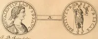 An illustration from Numismata imperatorum romanorum praestantiora a Julio Caesare ad Postumum usque per Joannem Vaillant (1743)
