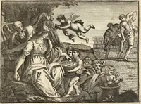 An illustration from Numismata imperatorum romanorum praestantiora a Julio Caesare ad Postumum usque per Joannem Vaillant (1743)