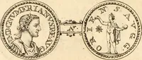 An illustration from Numismata imperatorum romanorum praestantiora a Julio Caesare ad Postumum usque per Joannem Vaillant (1743)
