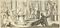 An illustration from Numismata imperatorum romanorum praestantiora a Julio Caesare ad Postumum usque per Joannem Vaillant (1743)