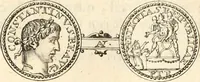 Picture 57 of 198 from Numismata imperatorum romanorum praestantiora a Julio Caesare ad Postumum usque per Joannem Vaillant (1743), leaf 95