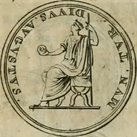 An illustration from Numismata ærea imperatorum, augustarum, et cæsarum, in coloniis, municilpiis, et urbibus jure latio donatis, ex omni modulo percussa (1695)