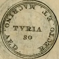 An illustration from Numismata ærea imperatorum, augustarum, et cæsarum, in coloniis, municilpiis, et urbibus jure latio donatis, ex omni modulo percussa (1695)