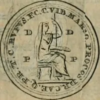 An illustration from Numismata ærea imperatorum, augustarum, et cæsarum, in coloniis, municilpiis, et urbibus jure latio donatis, ex omni modulo percussa (1695)