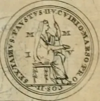 An illustration from Numismata ærea imperatorum, augustarum, et cæsarum, in coloniis, municilpiis, et urbibus jure latio donatis, ex omni modulo percussa (1695)