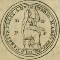 An illustration from Numismata ærea imperatorum, augustarum, et cæsarum, in coloniis, municilpiis, et urbibus jure latio donatis, ex omni modulo percussa (1695)
