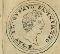 An illustration from Numismata ærea imperatorum, augustarum, et cæsarum, in coloniis, municilpiis, et urbibus jure latio donatis, ex omni modulo percussa (1695)