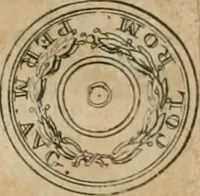 An illustration from Numismata ærea imperatorum, augustarum, et cæsarum, in coloniis, municilpiis, et urbibus jure latio donatis, ex omni modulo percussa (1695)