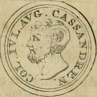An illustration from Numismata ærea imperatorum, augustarum, et cæsarum, in coloniis, municilpiis, et urbibus jure latio donatis, ex omni modulo percussa (1695)
