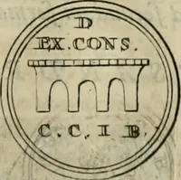 An illustration from Numismata ærea imperatorum, augustarum, et cæsarum, in coloniis, municilpiis, et urbibus jure latio donatis, ex omni modulo percussa (1695)