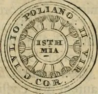 An illustration from Numismata ærea imperatorum, augustarum, et cæsarum, in coloniis, municilpiis, et urbibus jure latio donatis, ex omni modulo percussa (1695)