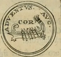 An illustration from Numismata ærea imperatorum, augustarum, et cæsarum, in coloniis, municilpiis, et urbibus jure latio donatis, ex omni modulo percussa (1695)