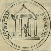 An illustration from Numismata ærea imperatorum, augustarum, et cæsarum, in coloniis, municilpiis, et urbibus jure latio donatis, ex omni modulo percussa (1695)