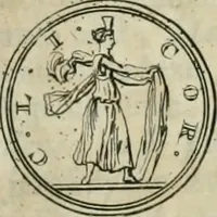 An illustration from Numismata ærea imperatorum, augustarum, et cæsarum, in coloniis, municilpiis, et urbibus jure latio donatis, ex omni modulo percussa (1695)