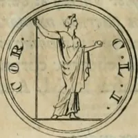 An illustration from Numismata ærea imperatorum, augustarum, et cæsarum, in coloniis, municilpiis, et urbibus jure latio donatis, ex omni modulo percussa (1695)
