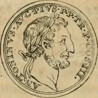 An illustration from Numismata ærea imperatorum, augustarum, et cæsarum, in coloniis, municilpiis, et urbibus jure latio donatis, ex omni modulo percussa (1695)