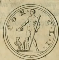 An illustration from Numismata ærea imperatorum, augustarum, et cæsarum, in coloniis, municilpiis, et urbibus jure latio donatis, ex omni modulo percussa (1695)