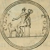 An illustration from Numismata ærea imperatorum, augustarum, et cæsarum, in coloniis, municilpiis, et urbibus jure latio donatis, ex omni modulo percussa (1695)
