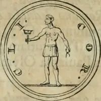 An illustration from Numismata ærea imperatorum, augustarum, et cæsarum, in coloniis, municilpiis, et urbibus jure latio donatis, ex omni modulo percussa (1695)