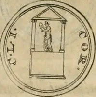 An illustration from Numismata ærea imperatorum, augustarum, et cæsarum, in coloniis, municilpiis, et urbibus jure latio donatis, ex omni modulo percussa (1695)
