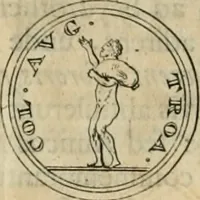An illustration from Numismata ærea imperatorum, augustarum, et cæsarum, in coloniis, municilpiis, et urbibus jure latio donatis, ex omni modulo percussa (1695)