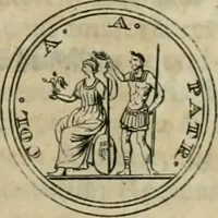 An illustration from Numismata ærea imperatorum, augustarum, et cæsarum, in coloniis, municilpiis, et urbibus jure latio donatis, ex omni modulo percussa (1695)