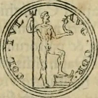 An illustration from Numismata ærea imperatorum, augustarum, et cæsarum, in coloniis, municilpiis, et urbibus jure latio donatis, ex omni modulo percussa (1695)