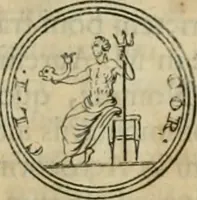 An illustration from Numismata ærea imperatorum, augustarum, et cæsarum, in coloniis, municilpiis, et urbibus jure latio donatis, ex omni modulo percussa (1695)