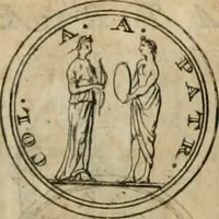 An illustration from Numismata ærea imperatorum, augustarum, et cæsarum, in coloniis, municilpiis, et urbibus jure latio donatis, ex omni modulo percussa (1695)
