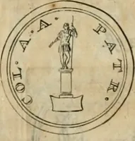 An illustration from Numismata ærea imperatorum, augustarum, et cæsarum, in coloniis, municilpiis, et urbibus jure latio donatis, ex omni modulo percussa (1695)