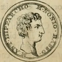 An illustration from Numismata ærea imperatorum, augustarum, et cæsarum, in coloniis, municilpiis, et urbibus jure latio donatis, ex omni modulo percussa (1695)