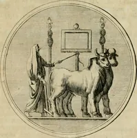 An illustration from Numismata ærea imperatorum, augustarum, et cæsarum, in coloniis, municilpiis, et urbibus jure latio donatis, ex omni modulo percussa (1695)