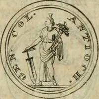 An illustration from Numismata ærea imperatorum, augustarum, et cæsarum, in coloniis, municilpiis, et urbibus jure latio donatis, ex omni modulo percussa (1695)