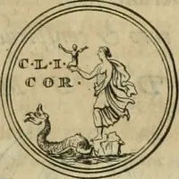 An illustration from Numismata ærea imperatorum, augustarum, et cæsarum, in coloniis, municilpiis, et urbibus jure latio donatis, ex omni modulo percussa (1695)