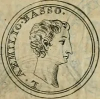 An illustration from Numismata ærea imperatorum, augustarum, et cæsarum, in coloniis, municilpiis, et urbibus jure latio donatis, ex omni modulo percussa (1695)