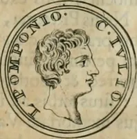An illustration from Numismata ærea imperatorum, augustarum, et cæsarum, in coloniis, municilpiis, et urbibus jure latio donatis, ex omni modulo percussa (1695)
