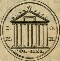 An illustration from Numismata ærea imperatorum, augustarum, et cæsarum, in coloniis, municilpiis, et urbibus jure latio donatis, ex omni modulo percussa (1695)